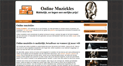 Desktop Screenshot of onlinemuziekles.com