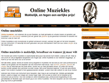 Tablet Screenshot of onlinemuziekles.com